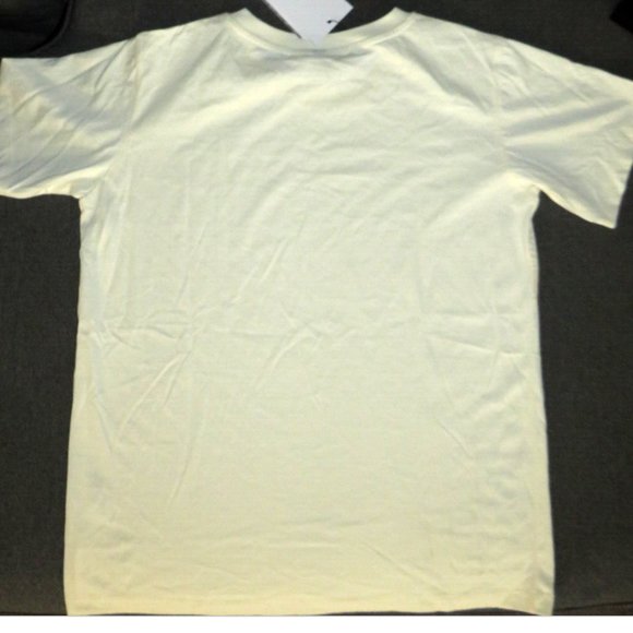 Cecilie Copenhagen Women's Size Small Organic Cotton Cream Logo Tee - Picture 10 of 10